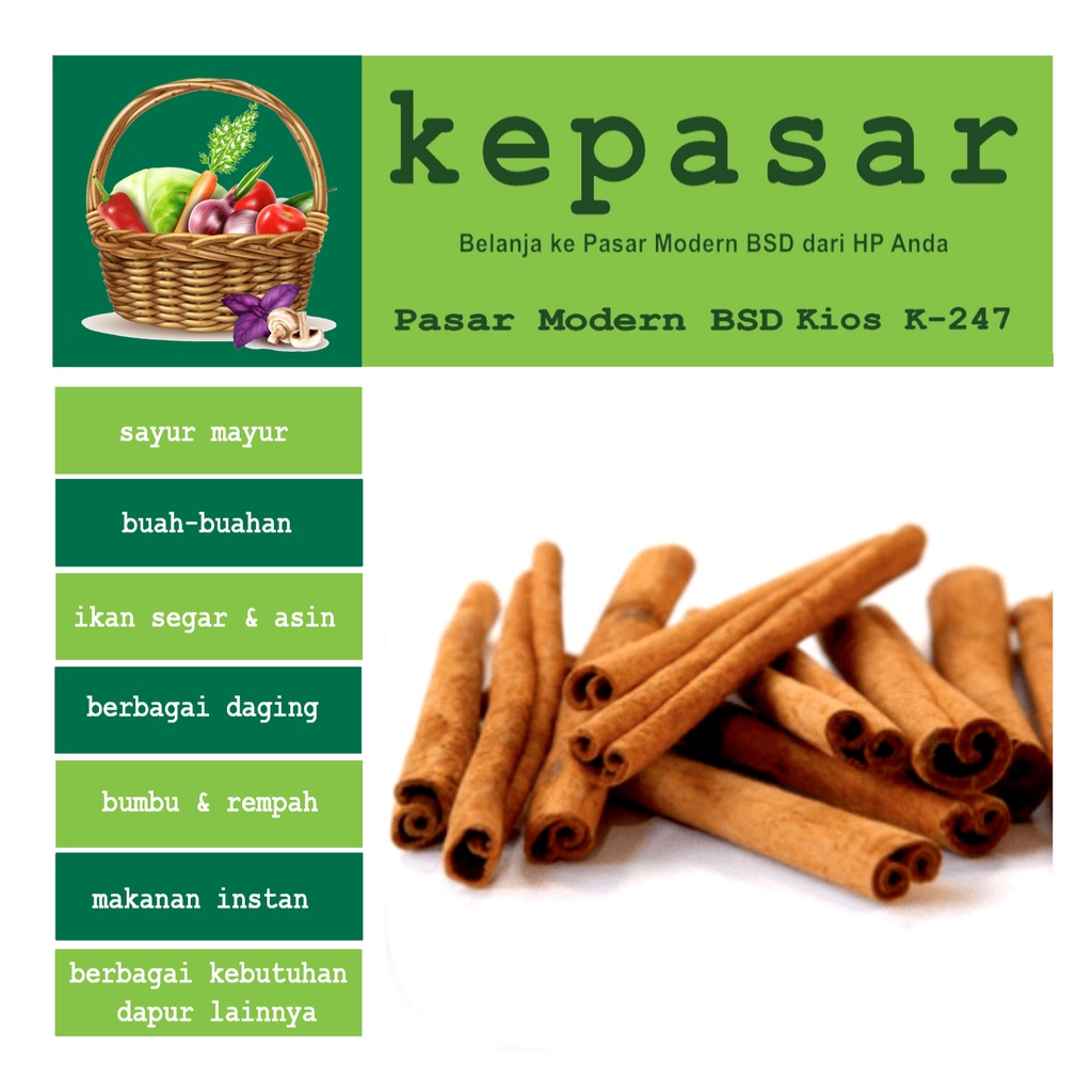 

Kayu Manis Batang potongan