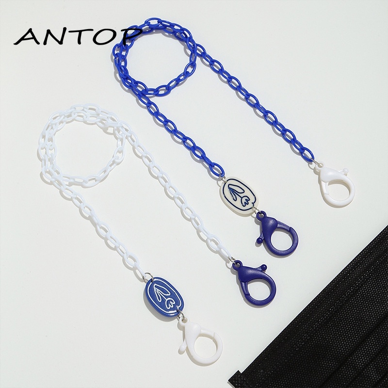 Baru Korea Masker Lanyard Bunga Kecil Masker Lanyard Kreatif Anti Loss Acrylic Kacamata Rantai ANTOP