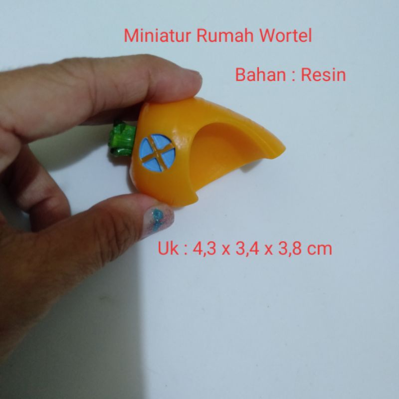 Miniatur Rumah Wortel Rumahnya Kelinci