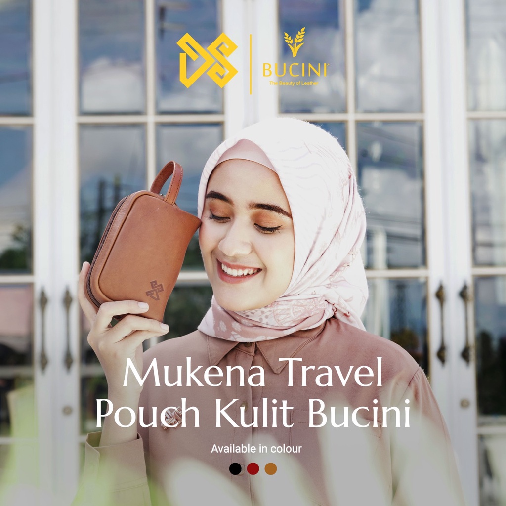 DS Modest - Mukena Travel Pouch Kulit Bucini