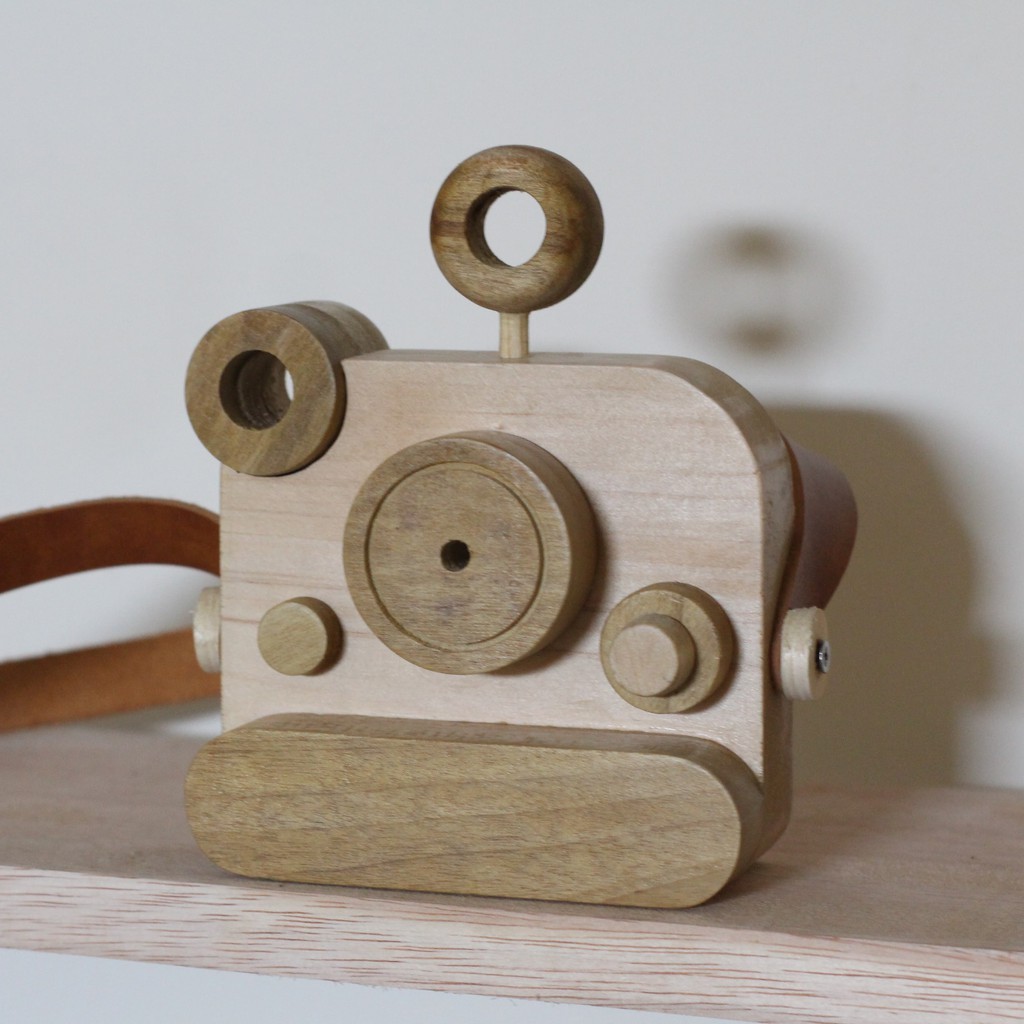 Polaroid Kamera kayu / Mainan anak / Wooden Toys / Montessori