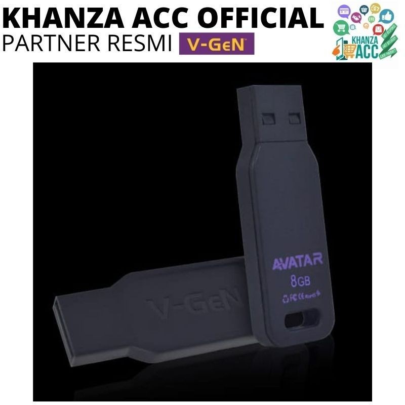 KHANZAACC Flashdisk VGEN Avatar 8GB USB 2.0 Flashdrive