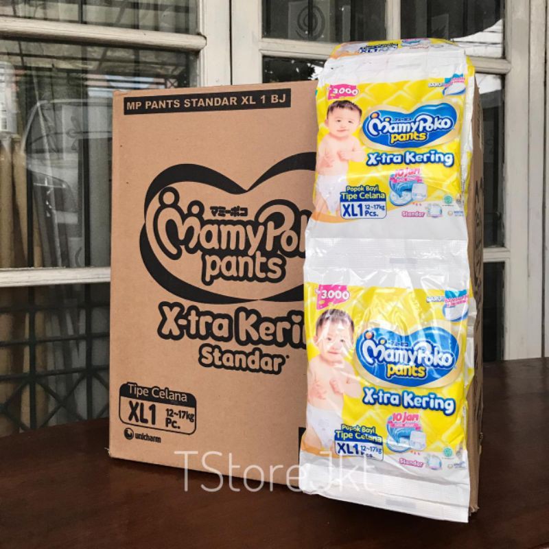 MamyPoko Pants X-tra Kering Satuan [Size M, L, XL, XXL]