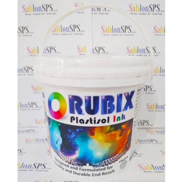 Tinta Sablon Plastisol ink Silver