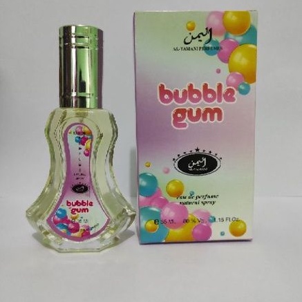 parfum arab sepray 35ml aroma BUBBLE GUM/ Permen karet