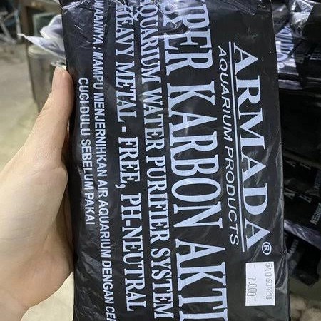 SUPER CARBON ACTIVE AQUARIUM FILTER AIR AKUARIUM SARINGAN KARBON