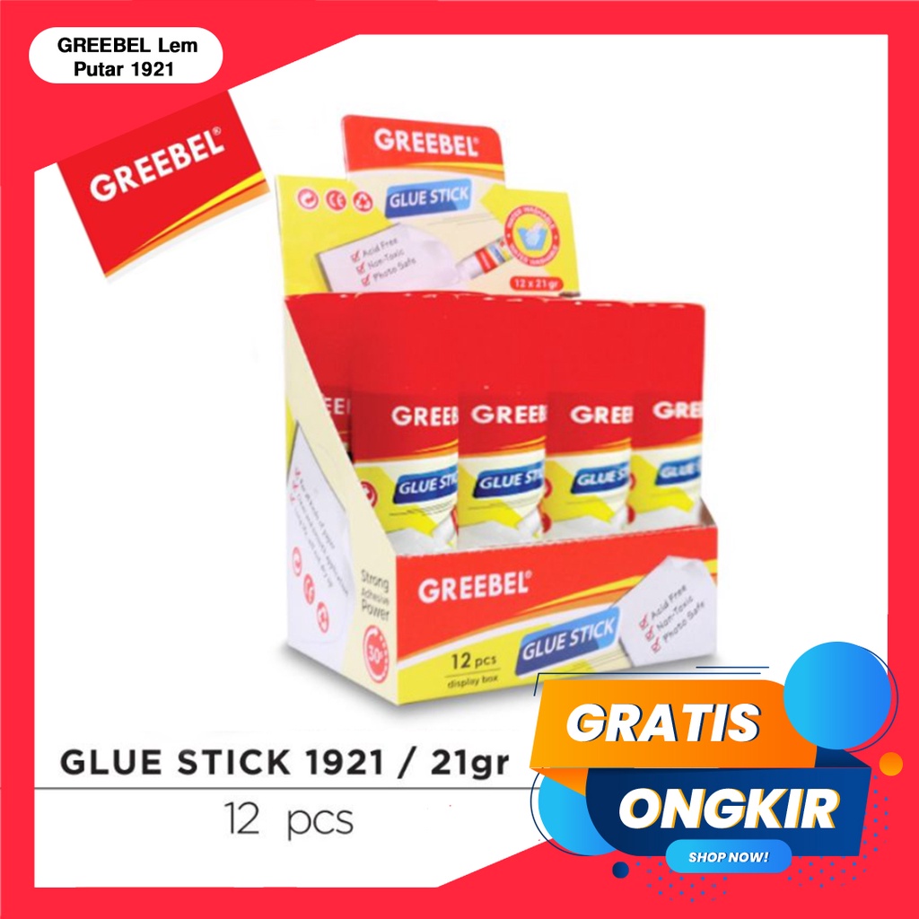 365 GREEBEL Lem Putar / Glue Stick 1921 (21gr)