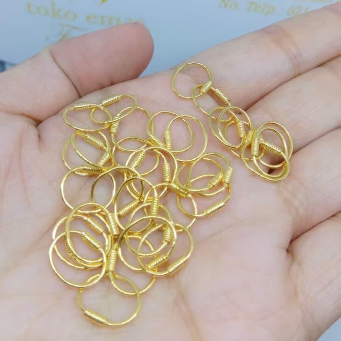 Terlaku Anting Emas Bayi Kenip 24K