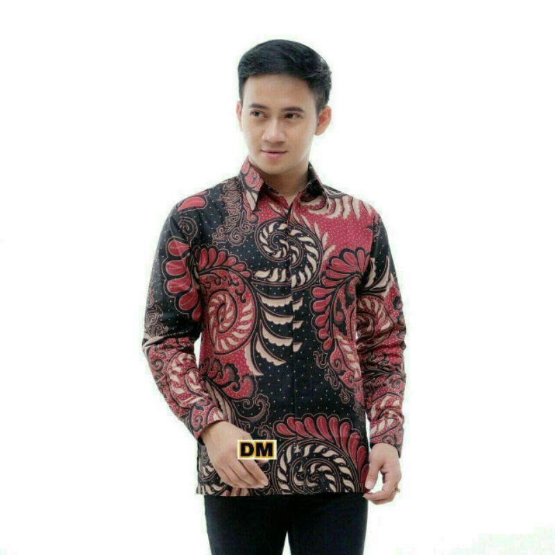 KEMEJA BATIK PRIA BATIK NAKULA TERPOPULER PROMO BIG SALE TERMURAH DI SHOPEE