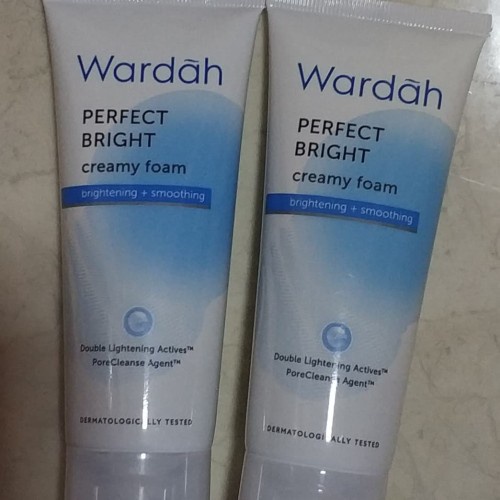 [COD] Wardah Perfect Bright Creamy Foam Brightening + Smoothing 100ML