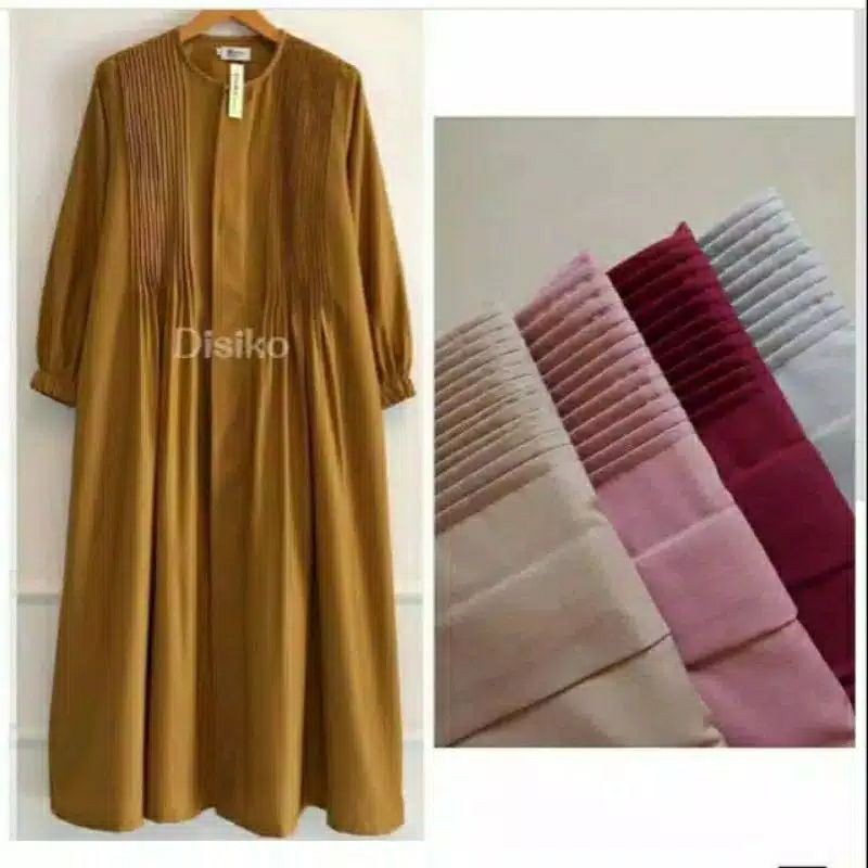 EF004 - Tunik Opnesel Long Tunik Desain By Disiko/Tunik Terbaru Katun Toyobo