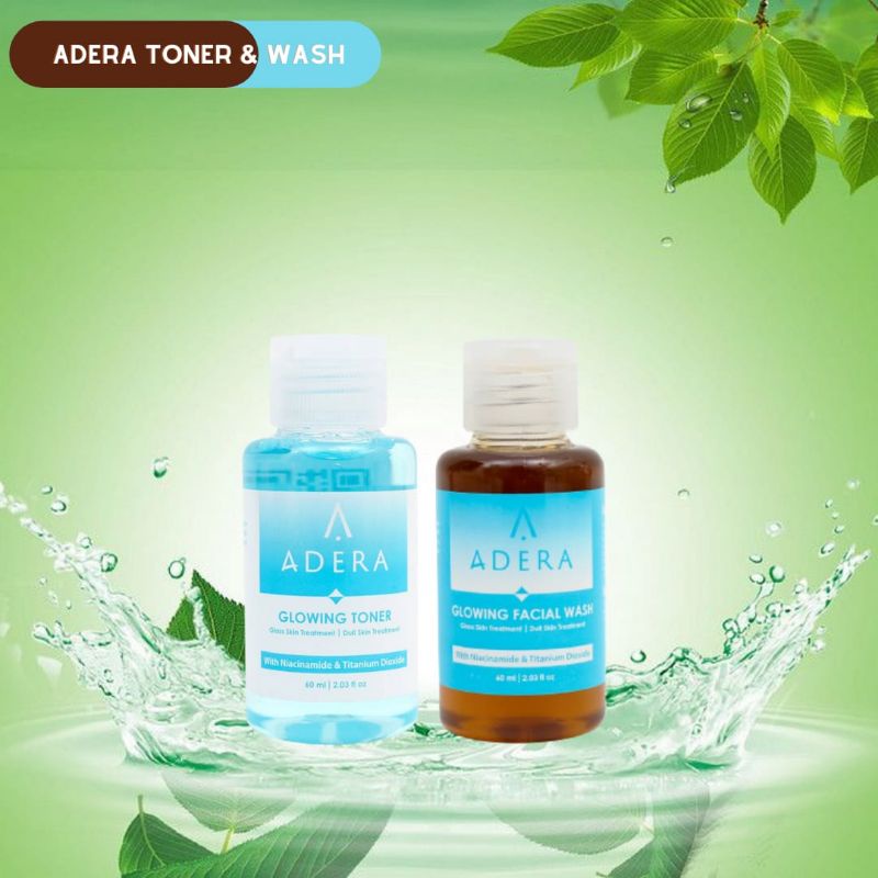 ADERA FACIAL WAS-ADERA GLOWING TONER ADERA DAY CREAM/NIGHT CREAM