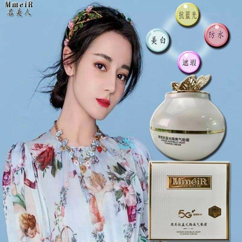 MMEIR ANTLER ANTI- BLUE LIGHT Small Mushroom BB Liquid Foundation Cream Moisturizing Concealer Lasti