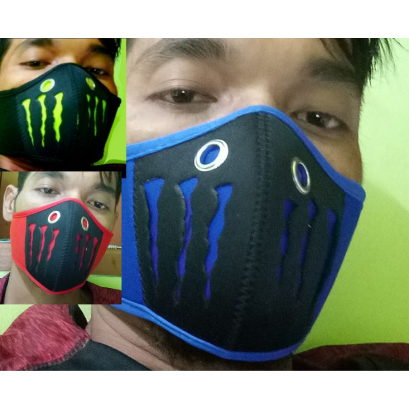 Promo!!! Masker racing motor murah/masker motif monster