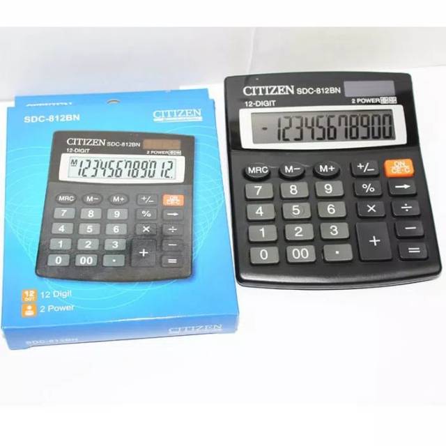 

KARKULATOR ALAT hitung Citizen SDC 812BN PENGHITUNG 12 DIGIT Spec SDC 812BN