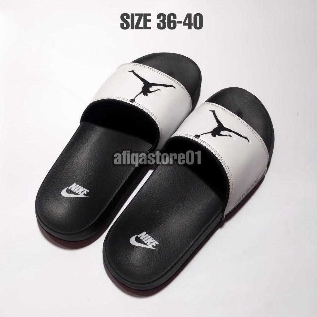 Sandal Casual Wanita Sandal Karet Slip On Slide Size 36-40