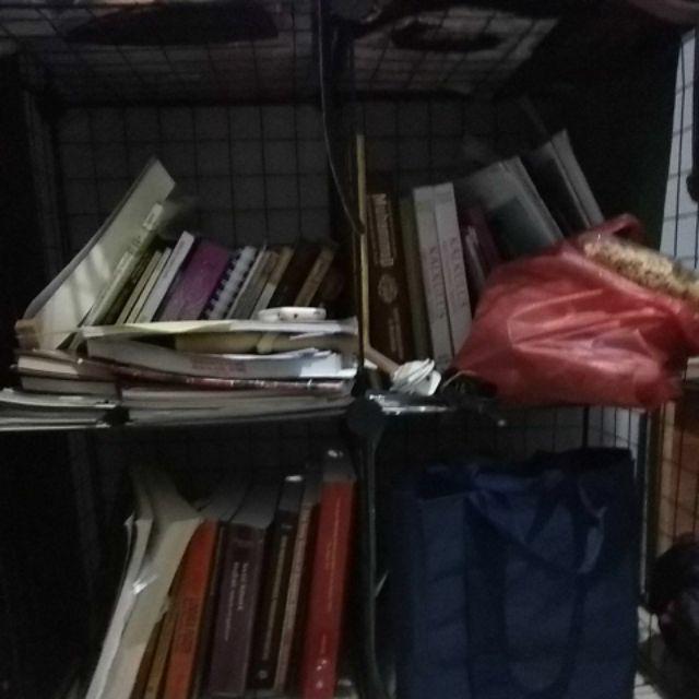 Rak Buku Besi Rak Serbaguna Rak Toys Storage Box Lemari Susun 6 Kotak