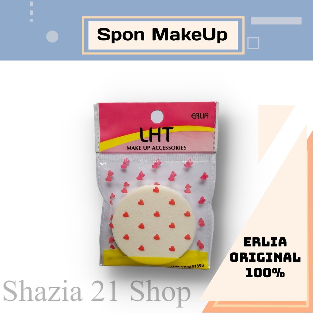 Spons Bedak Tabur Lembut Bulat Erlia atau Spons Bedak Muka