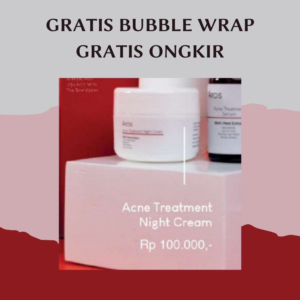 CREAM ACNE TREATMENT NIGHT SKINCARE KRIM MALAM BPOM HALAL