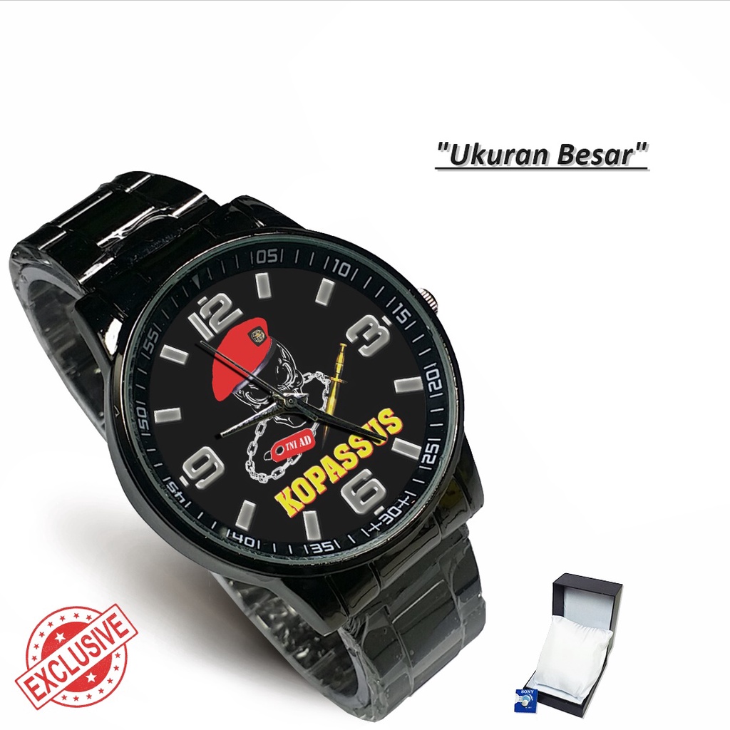 Jam Tangan Rantai Couple KOPASSUS TNI AD - 3 (Limited Edition)