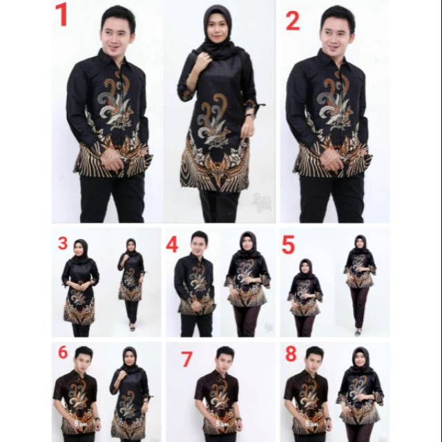 Kemeja hem batik pria terlaris