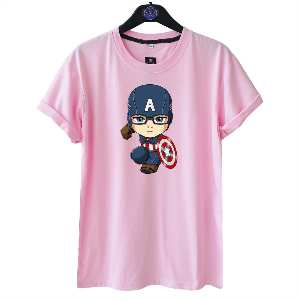 MS KAOS BABY CAPTEN AMERIKA B / UNISEX TSHIRT / KAOS PRIA DAN WANITA / KAOS DISTRO / KAOS SANTAI