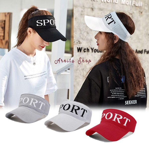Topi Rajut Sport / Topi Olah Raga Rajut Wanita / Topi Senam Rajut Sport / Topi Golf Rajut Sport