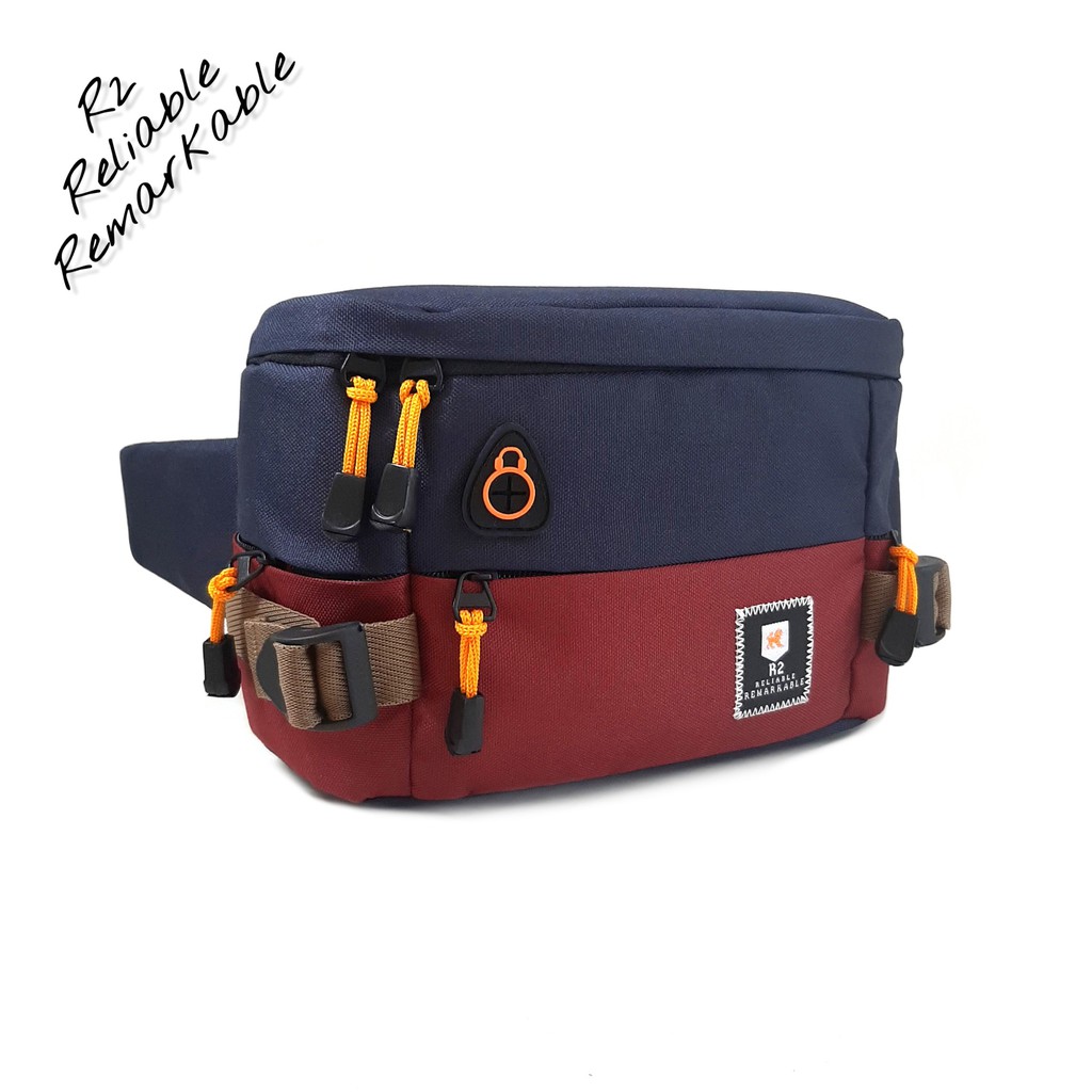 Tas Waist Bag 006 R2 ELBRUS RAG - Cross Body Tas Punggung Tas Dada - Sling Bag Tas Pria Unisex