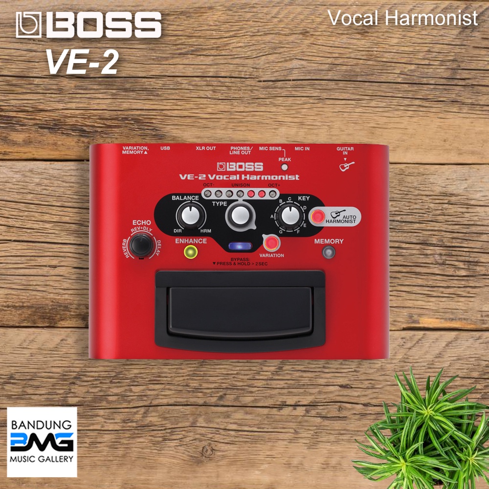 Boss VE-2 Vocal Harmonist / VE 2 / VE2 / Efek Vokal / Effect Vocal