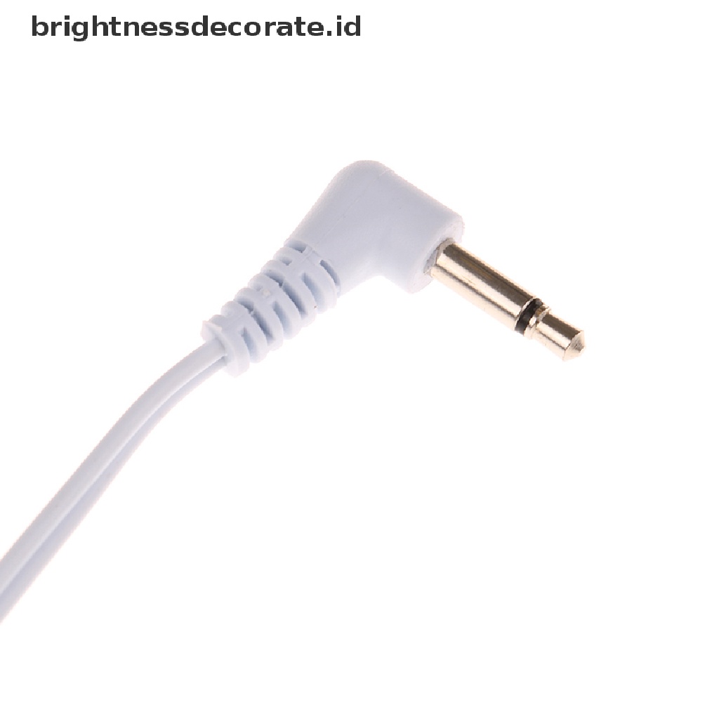 [birth] Electrode Lead Wires Jack Dc Head 3.5Mm Snap Replacement Tens Unit Cables 2-way [ID]