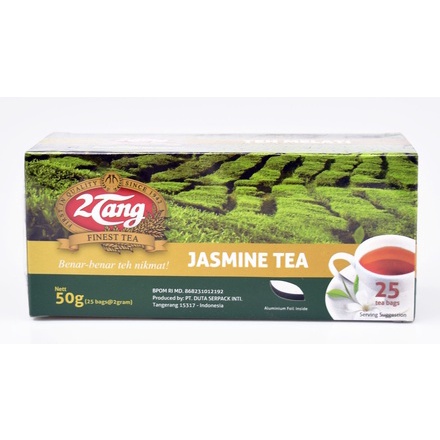 2 TANG   TEH CELUP   JASMINE TEA    25 BAGS@2gr