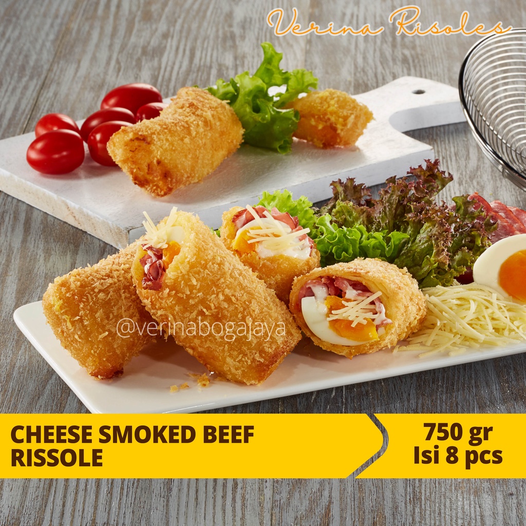 

[Verina Risoles] Cheese Smoked Beef Frozen Isi 8