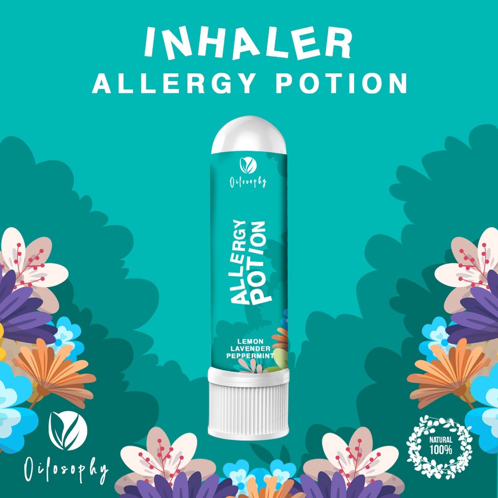 ESSENTIAL OIL INHALER INHELER ALERGI HIDUNG DINGIN | BATUK PILEK | ALAMI HERBAL | ALLERGY RELIEF
