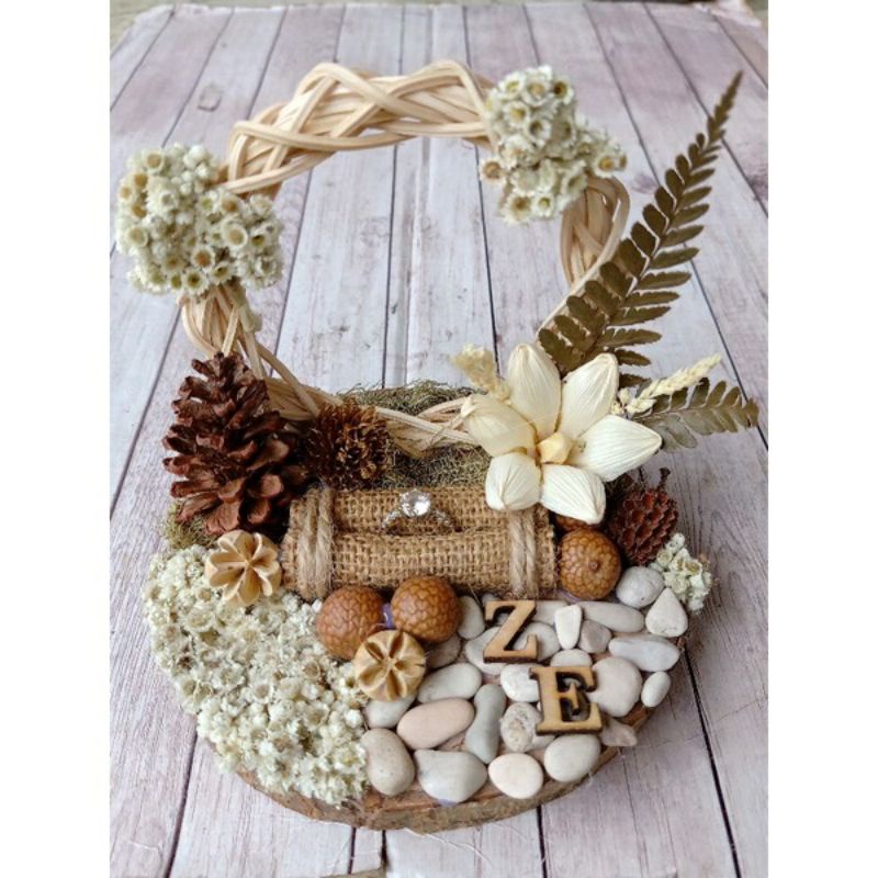 RING BOX MAHAR/RING BOX LAMARAN/KOTAK LAMARAN CINCIN RUSTIC