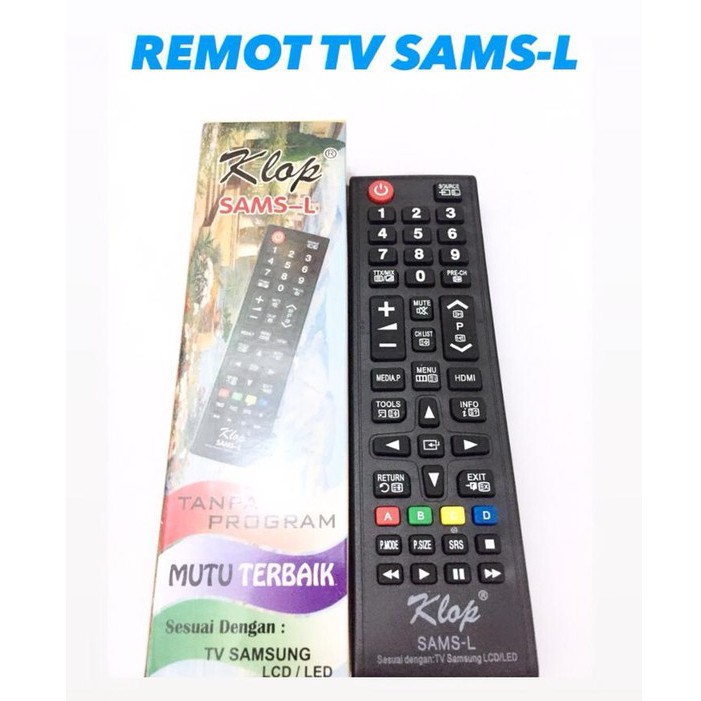 REMOTE TV KLOP SAMS-L LCD/LED SAMSUNG