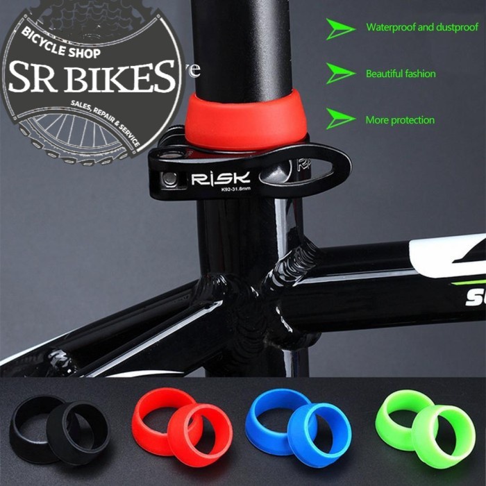 Pelindung Cover Ring Rubber Karet Silicone Seatpost Tiang Sadel Sepeda