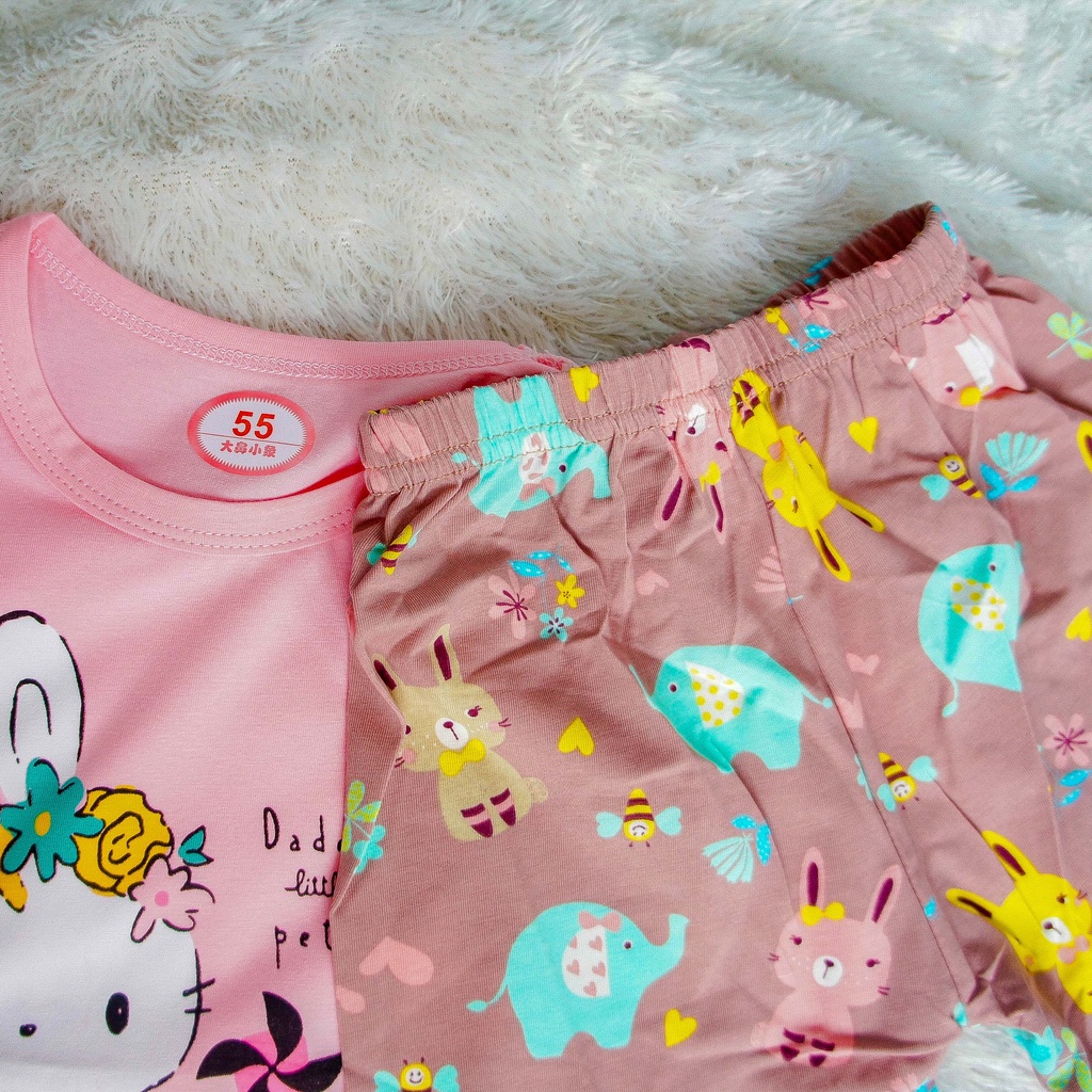 FERGORI Setelan Baju Anak dan Celana 110 DADDY LITTLE PETAL