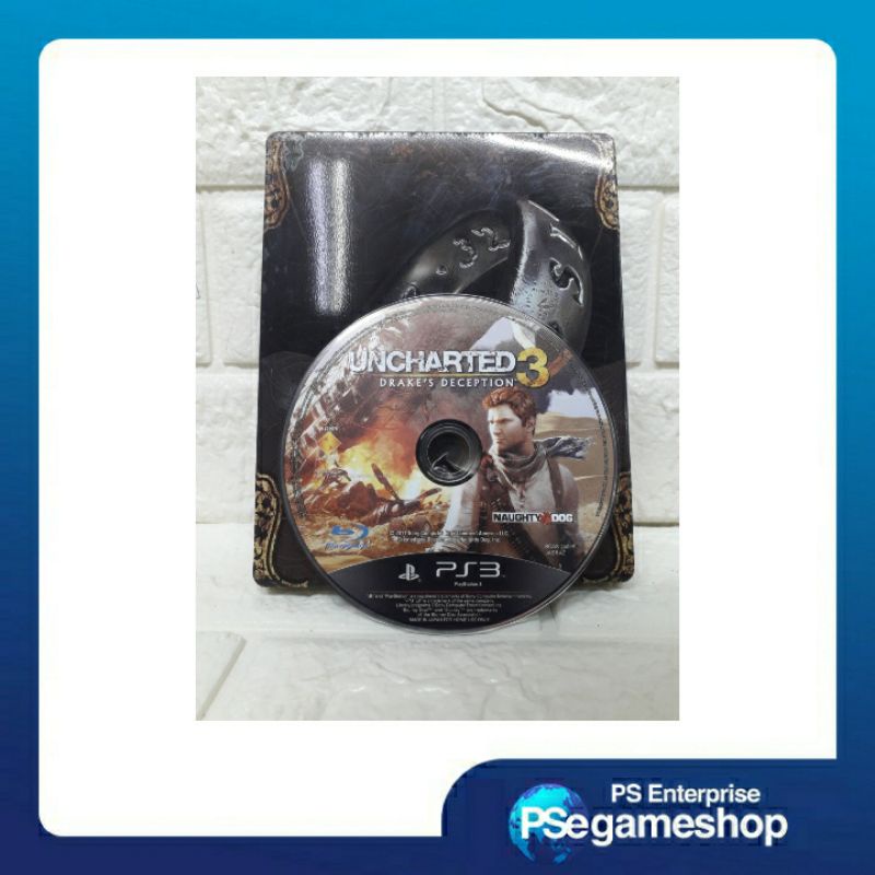 Ps3 Uncharted 3 Drake's Deception SteelCase Edition ( preloved )