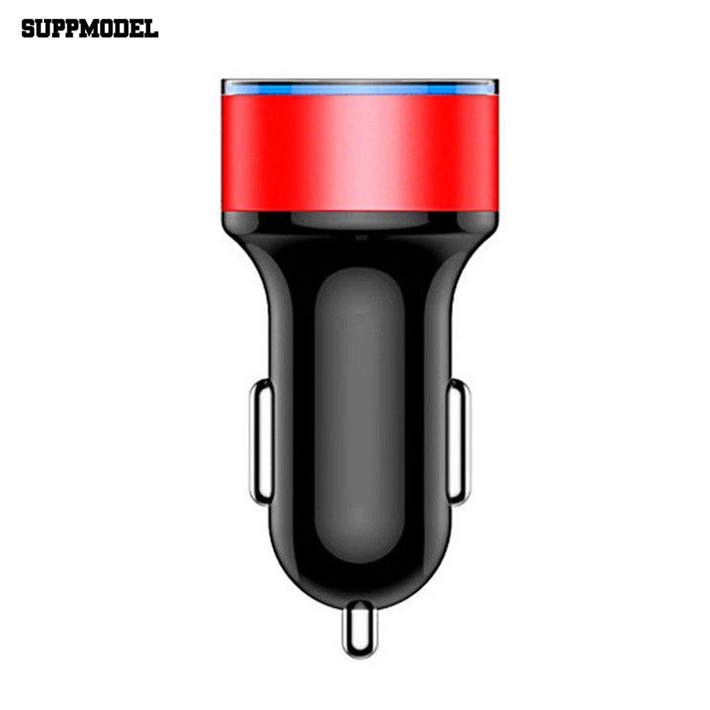 Adaptor Charger Mobil USB LED Digital Cepat 5V 3.1A