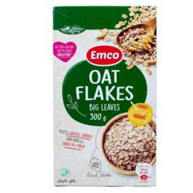 

Emco Oat Flakes Bran Wholegrain Cereal Whole Grain Sereal Sarapan Sehat