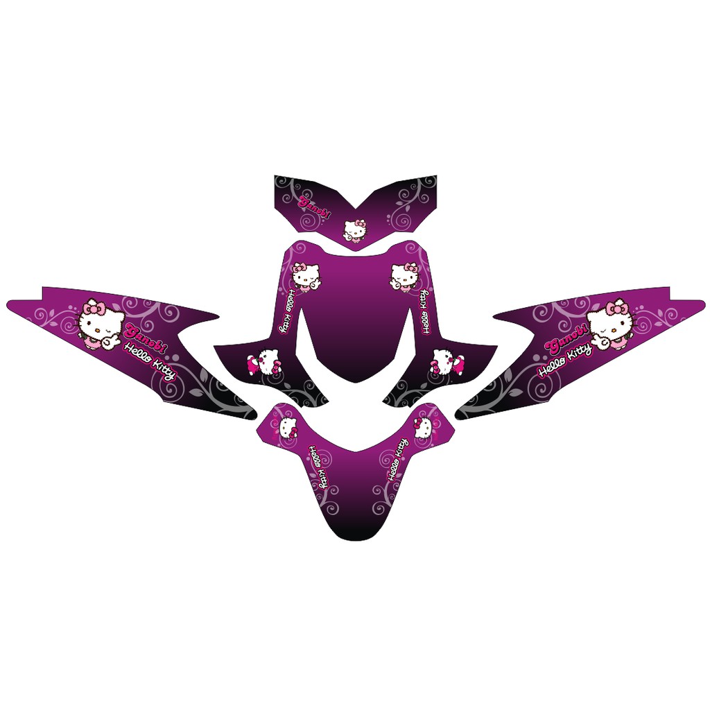 Sticker Decal HONDA Bisa Untuk BEAT FI BEAT KARBU BEAT STREET BEAT NEW BEAT Deluxe BEAT POP (6)