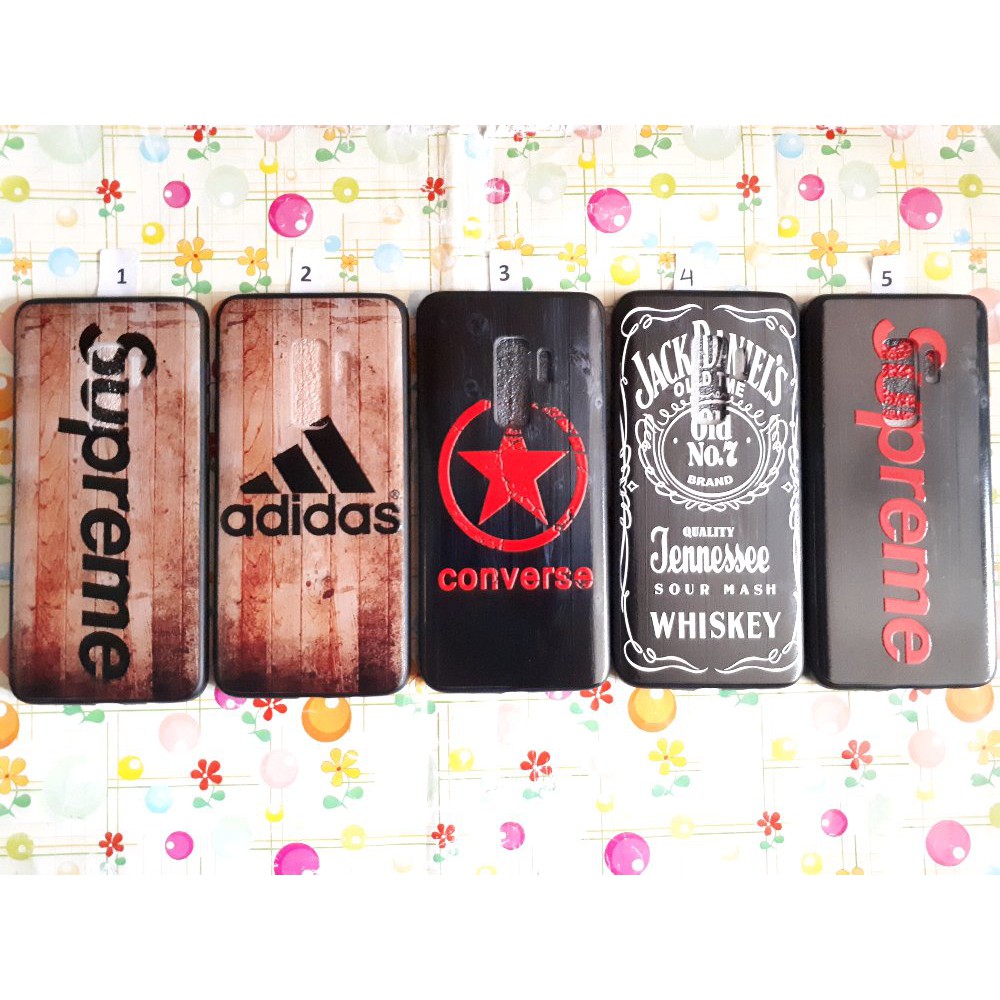 Case Fuze Motif Wood Logo For Samsung Galaxy S9 Plus