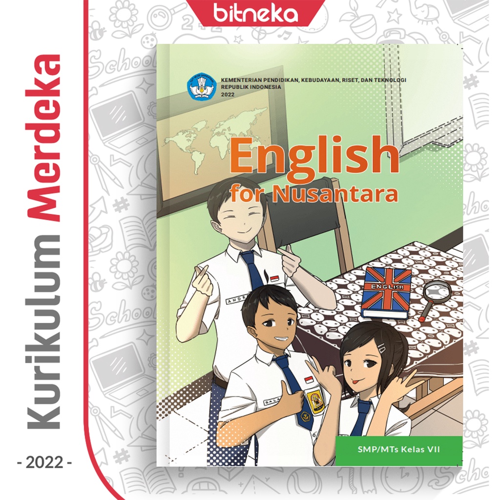 Jual Buku Bahasa Inggris English For Nusantara Untuk Smpmts Kelas 7 Kurikulum Merdeka Kurmer 0823