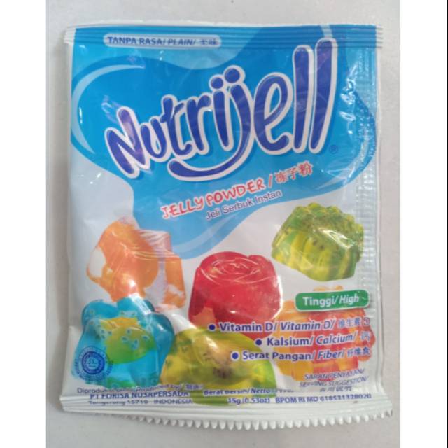 

NUTRIJELL PLAIN(TANPA RASA) 15gr Rp.4.450