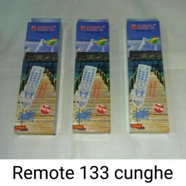 Remote TV Multi/ Universal  Chung hee RM133E + Senter