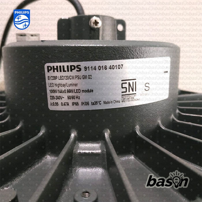 PHILIPS BY239P 100W LED120 220V IP65 - SmartBright LED Highbay G4