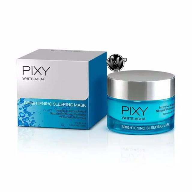 PIXY WHITE AQUA BRIGHTENING SLEEPING MASK/ PIXY/ SLEEPING MASK/ PERAWATAN WAJAH/ KOSMETIK/ MAKE UP