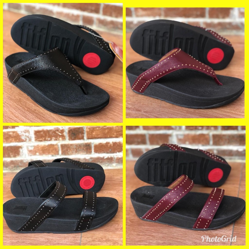 Fitflop Rokkit Leather Sandal Fitflop Wanita