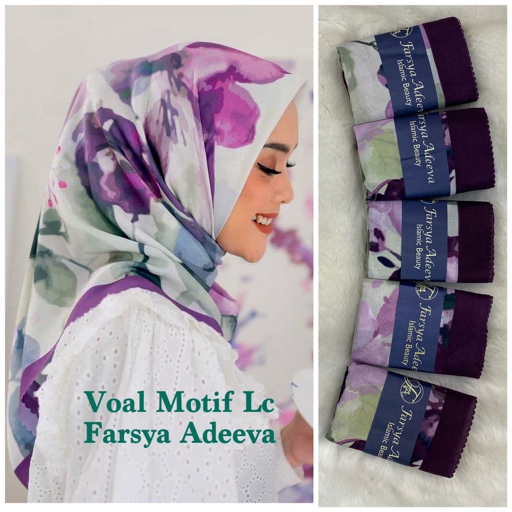 NEW Hijab Voal premium motif LC by FARSYA ADEEVA TERLARIS
