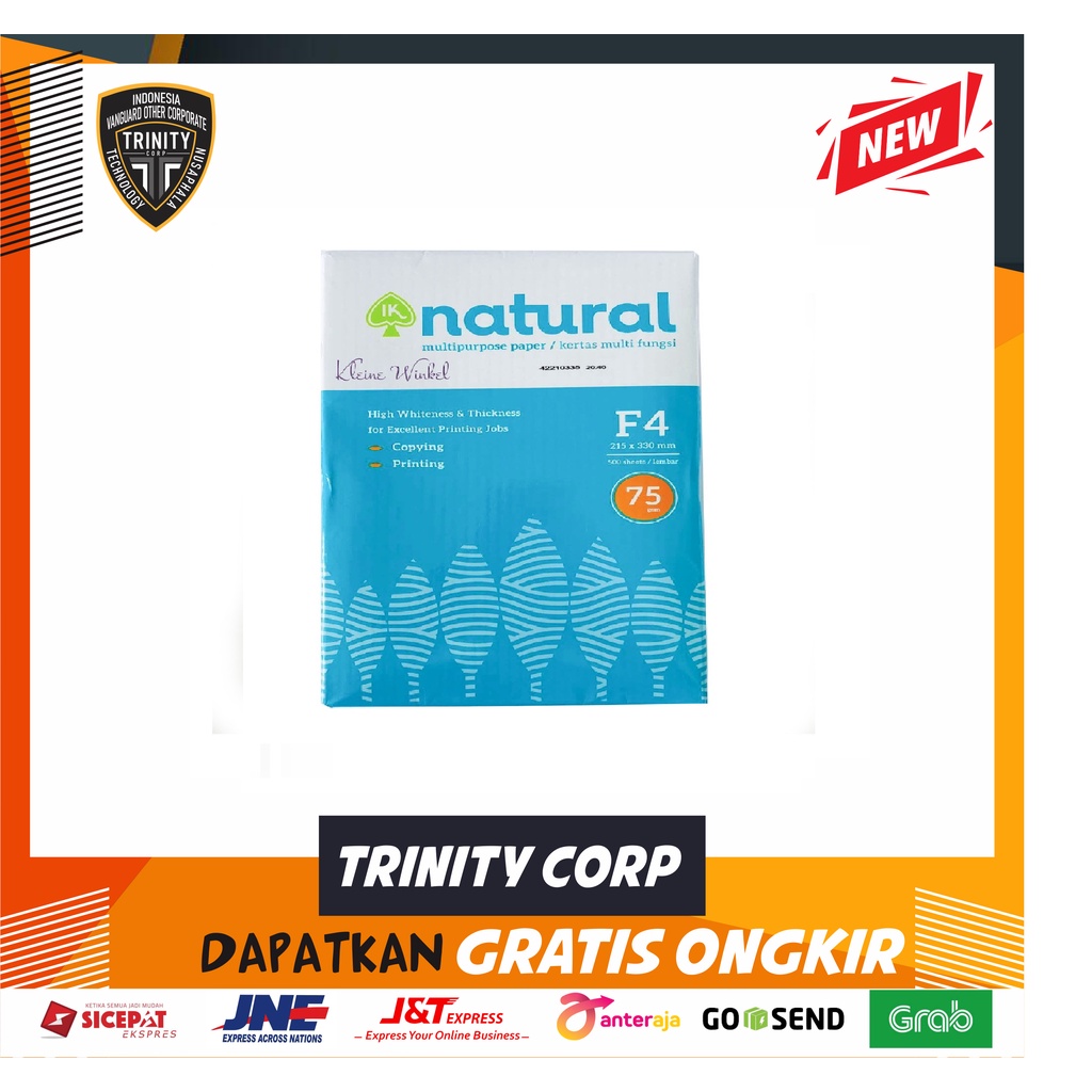 

Kertas HVS F4 Natural 75 Gram